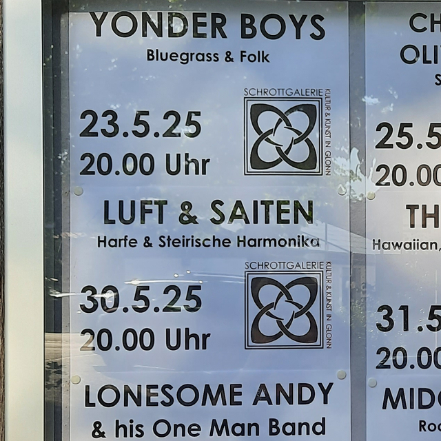 Konzert in der Schrottgalerie Glonn